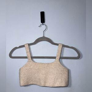 Everlane womens the cozy-stretch cropped wool Yak Tank size Small EUC